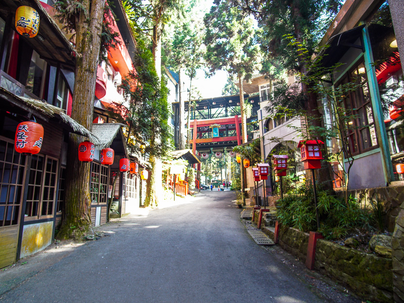 Xitou's Monster Village is an interesting themed village in the middle of Taiwan's wilderness.