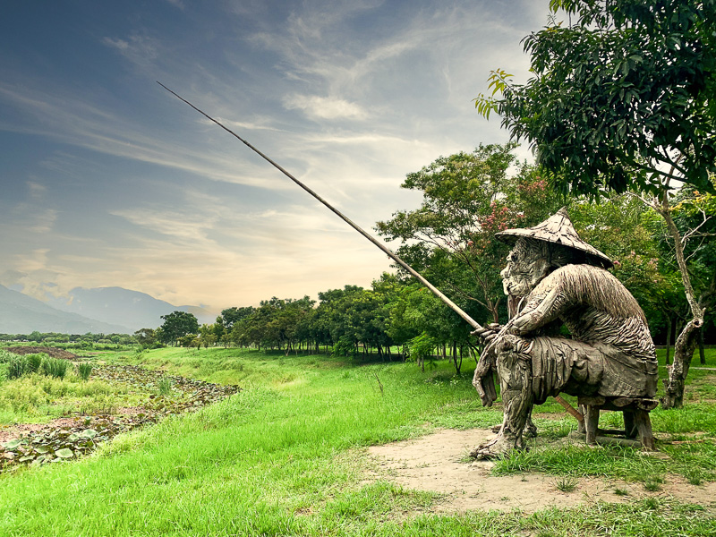 The East Rift Valley Land Art Festival features installations by local and foreign artists.