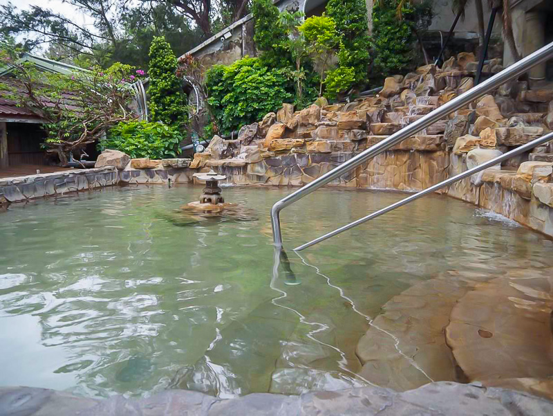 A pool at Sichong River Hot Spring.