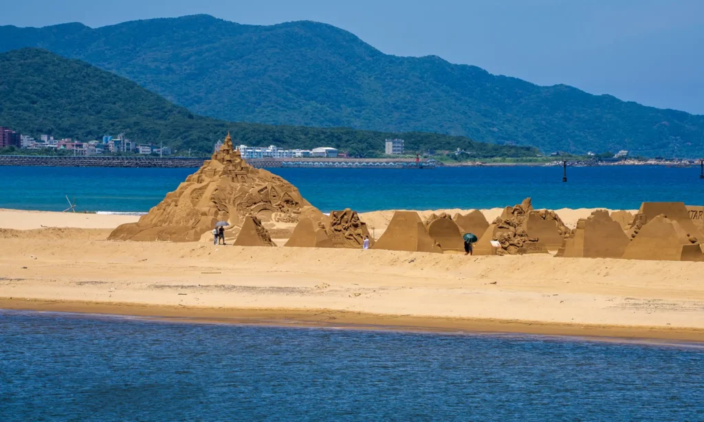 An overview of Fulong International Sand Sculpture Art Festival's Sand Art